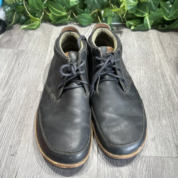 OLUKAI Kamuela Black Leather Ankle Chukka Boots Shoes Men\'s Size 10 main image 9